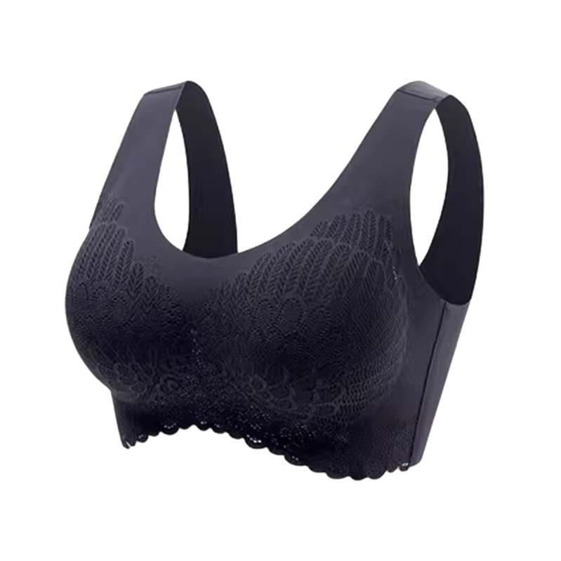 💜COLORIVERTM Shaping Wireless Ice Silk Bra, Anti-shock & Anti-sagging, Comfortable & Breathable Ion Fabric