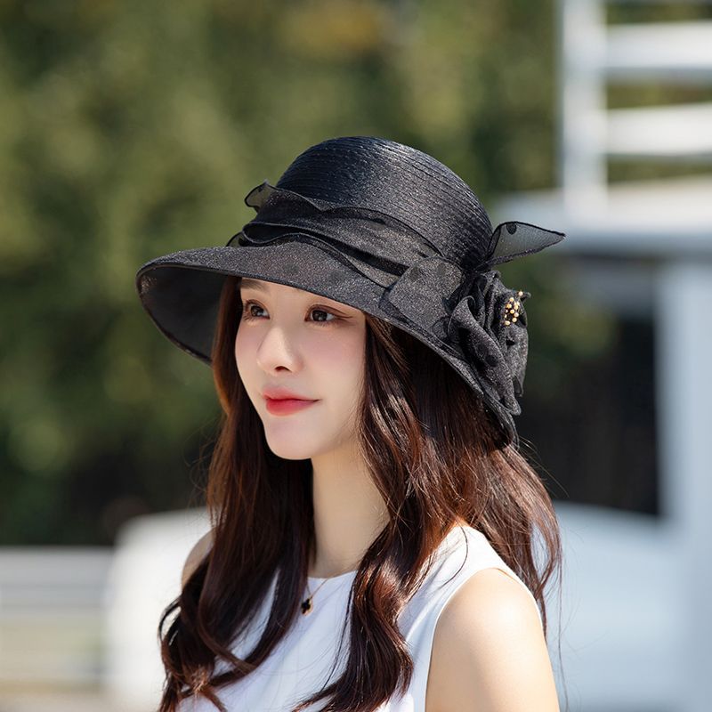 Summer Hot Sale 45% OFF🔥 Elegant Women's sun hat Polka Dot Organza Hats