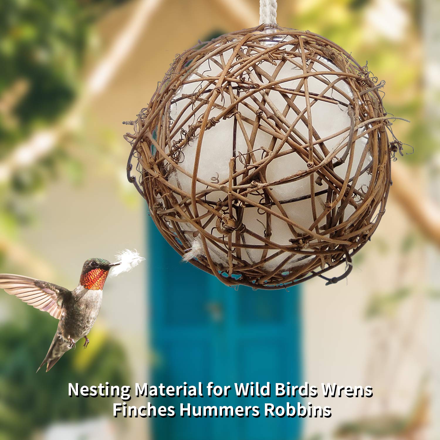 (Last Day 50% OFF)🔥Bird Nesting Houses & Bird Nesting Materials - Hand-Made🔥