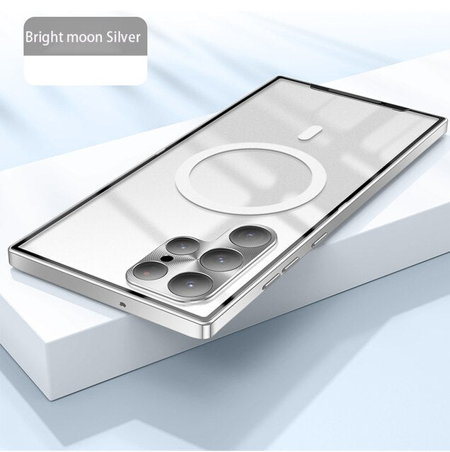 Luxury Metal Bumper Camera Protection Cover For Samsung Galaxy S22 Series