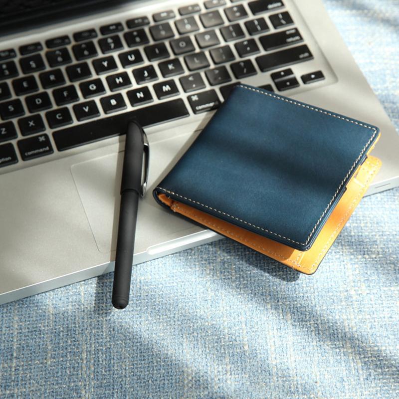Large Capacity Multi-slot Bifold Real Leather Wallet