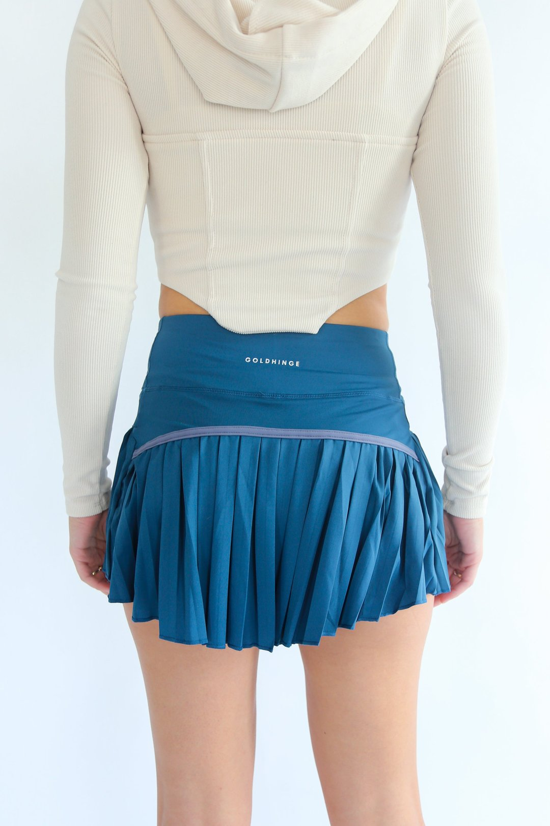Teal Pleated Tennis Skirt