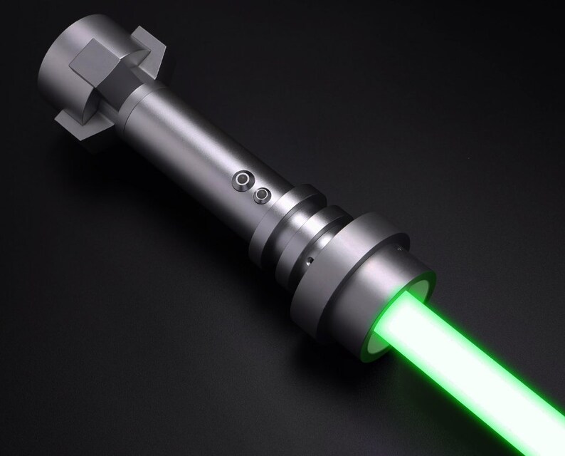 Lightsaber Y, Saberforge, Smoothswing lightsaber, Lightsaber hilt with blade, Removable PC blade, RGB 12 color, with USB charging cable