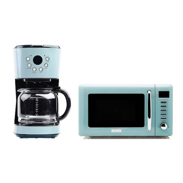 Haden 12 Cup Programmable Coffee Maker with Countertop Microwave