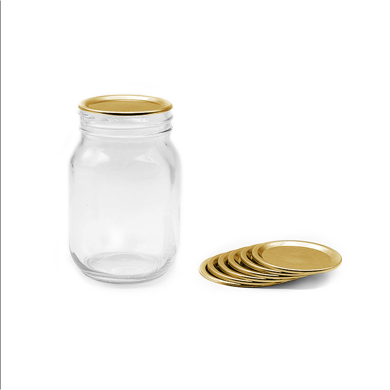 (GOLDEN) - Canning Lids Mason Jar Lids | 12-Pieces per Pack - Fast Delivery Worldwide