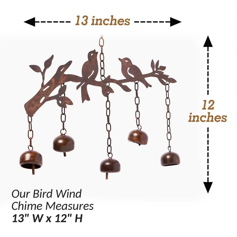 🔥Last Day Promotion -49% OFF🔥Flickering bell bird with  wind chimes