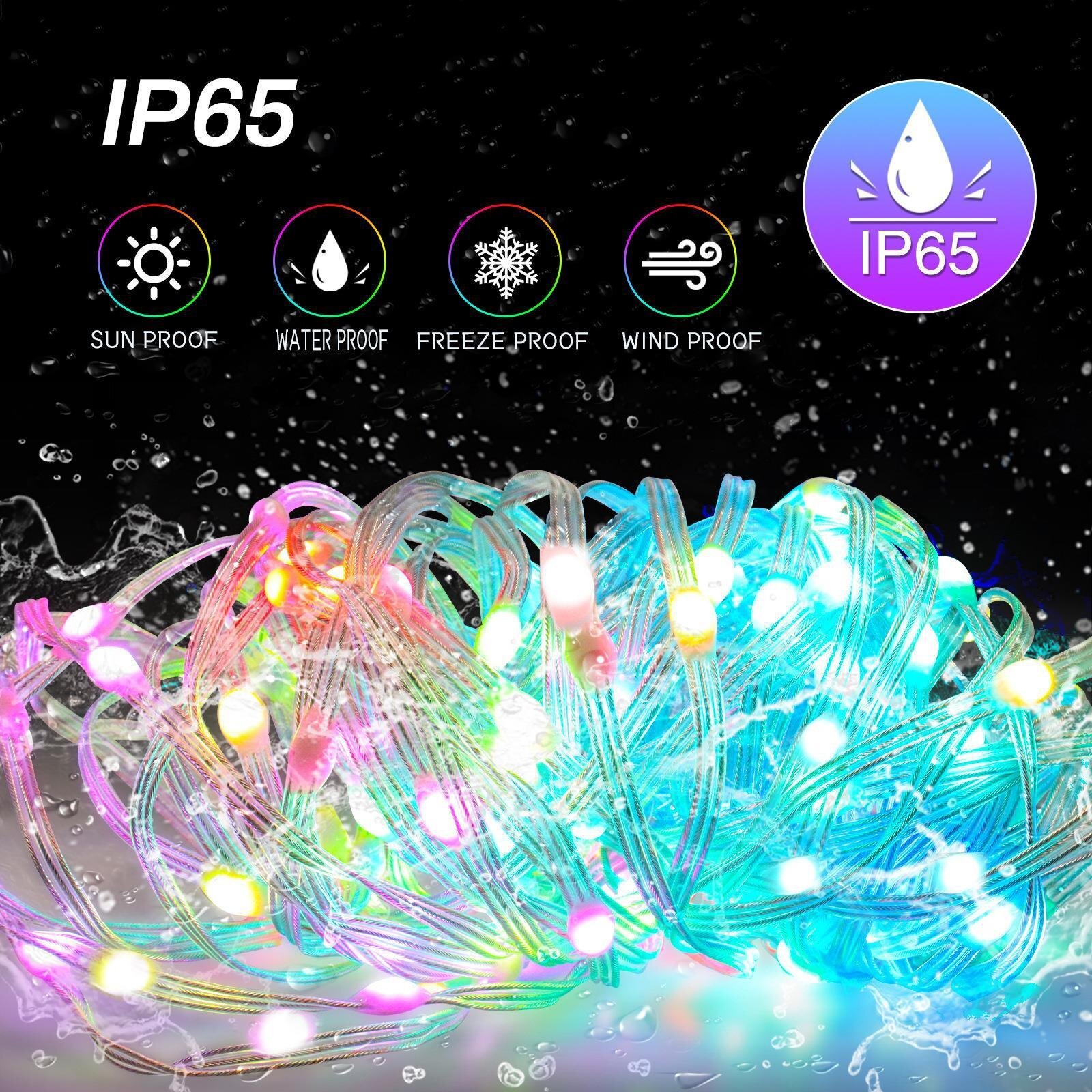 2022 New Voice-activated RGB Phantom Light Strings