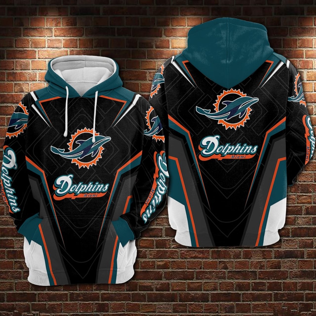 MIAMI DOLPHINS 3D HOODIE MMDD010