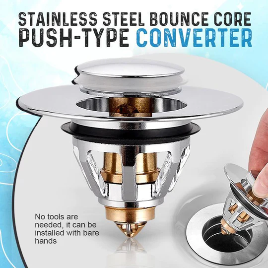(🔥Sunmer Hot Sale - 50% OFF)Stainless Steel Bounce Core Push