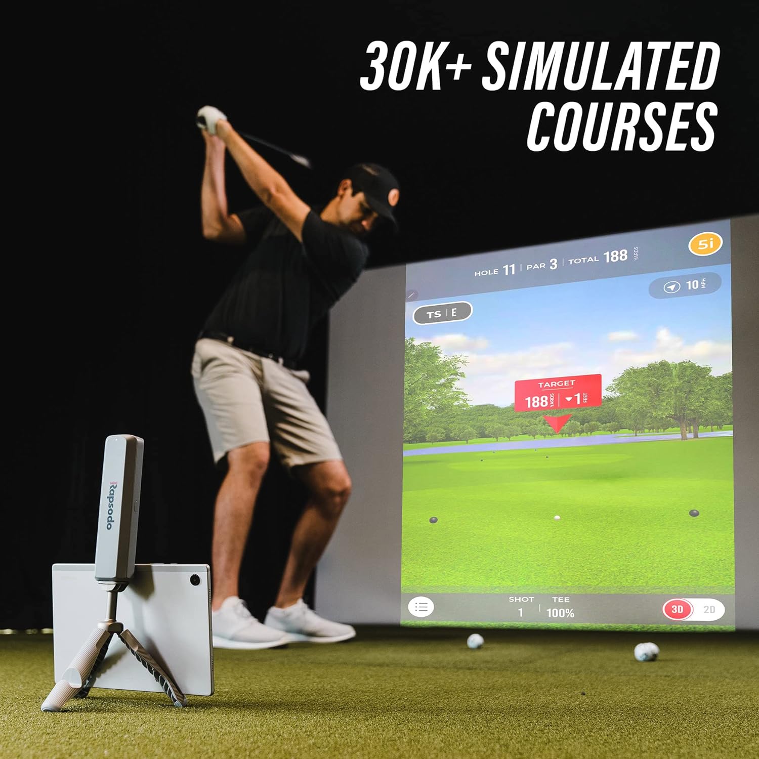 Rapsodo Mobile Launch Monitor Golf Simulator