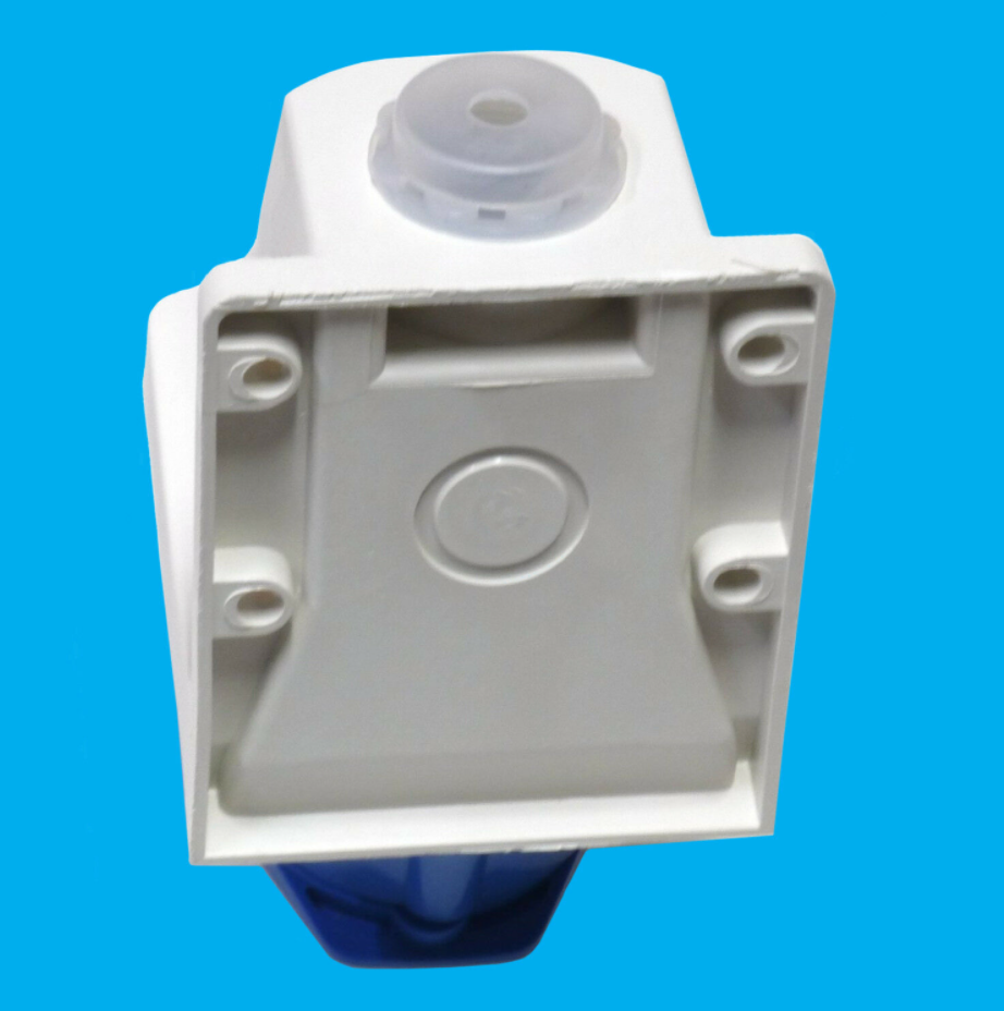 Caravan mains socket surface mounted inlet 16amp 220 volt complete with flap