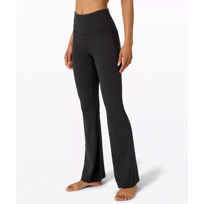 High-waisted hip-lifting stretch Flare Legging