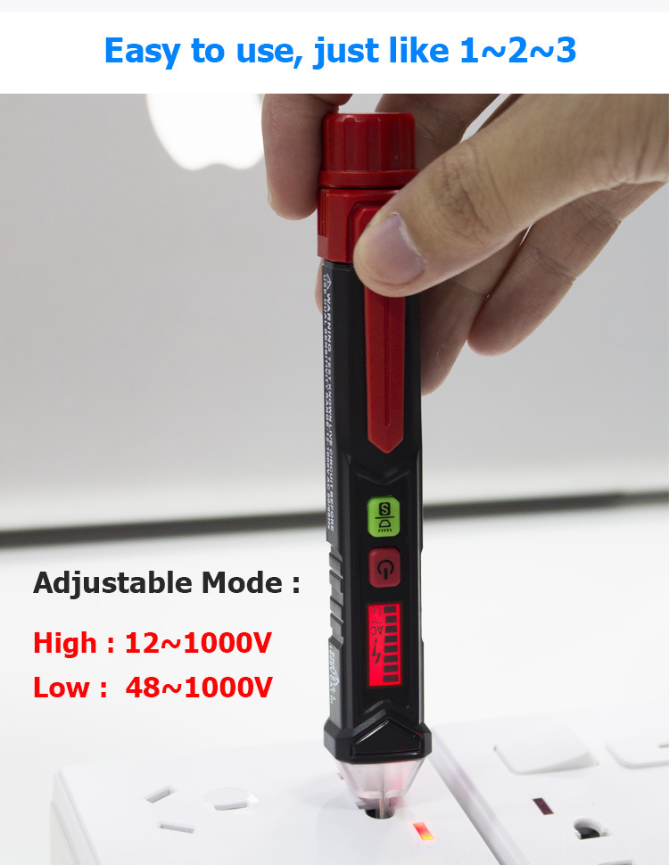 12V/48V-1000V Voltage Sensitivity Electric Compact Pen