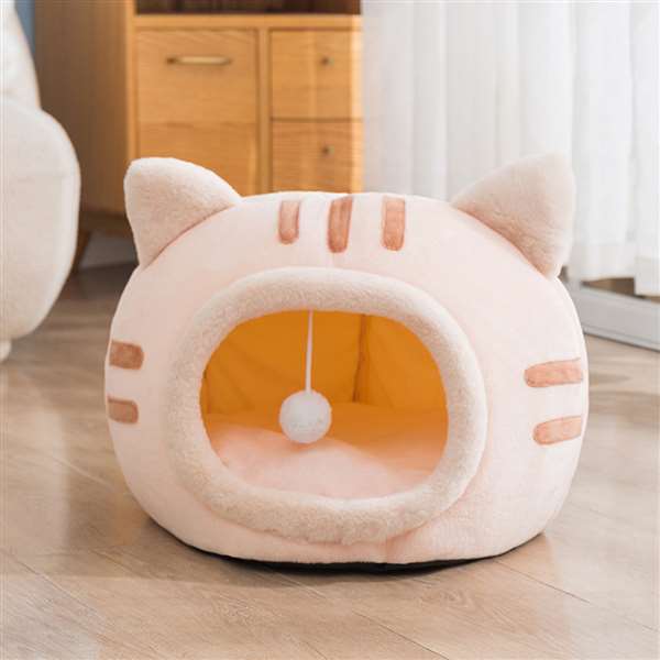 (⚡Last Day Flash Sale-50% OFF)Half Closed Cat Design Pet Bed-Buy 2  Get 15% Off & Free Shipping