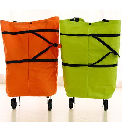 Portable Folding Retractable Tugboat Shopping Bag