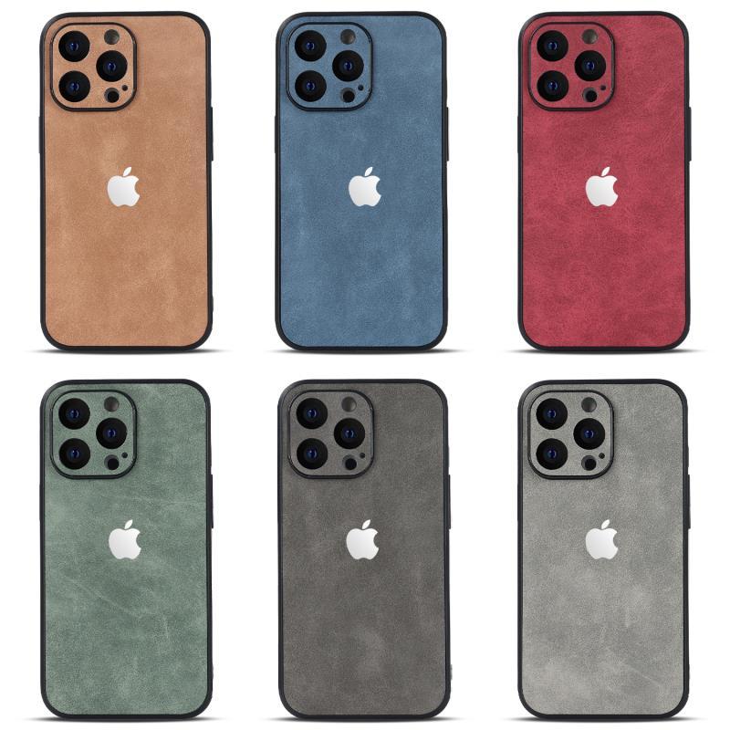 Lambskin Four-pack Edged Case Cover For iPhone