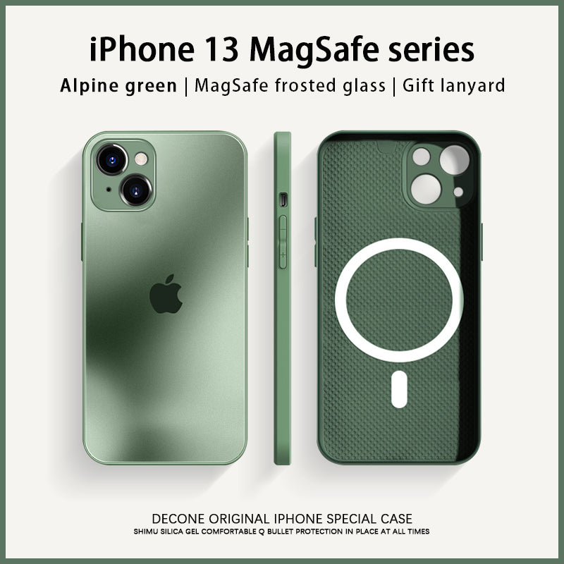 Frosted Glass Hidden Magnetic Phone Case