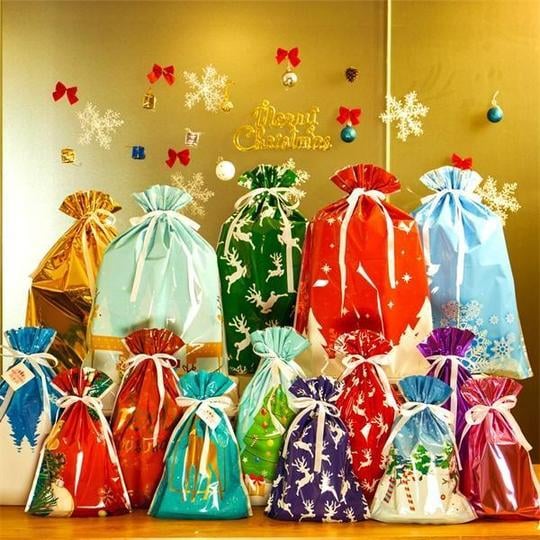 🎄Early Christmas Sale-48% OFF)Drawstring Christmas Gift Bags(BUY 4 SETS GET FREE SHIPPING)