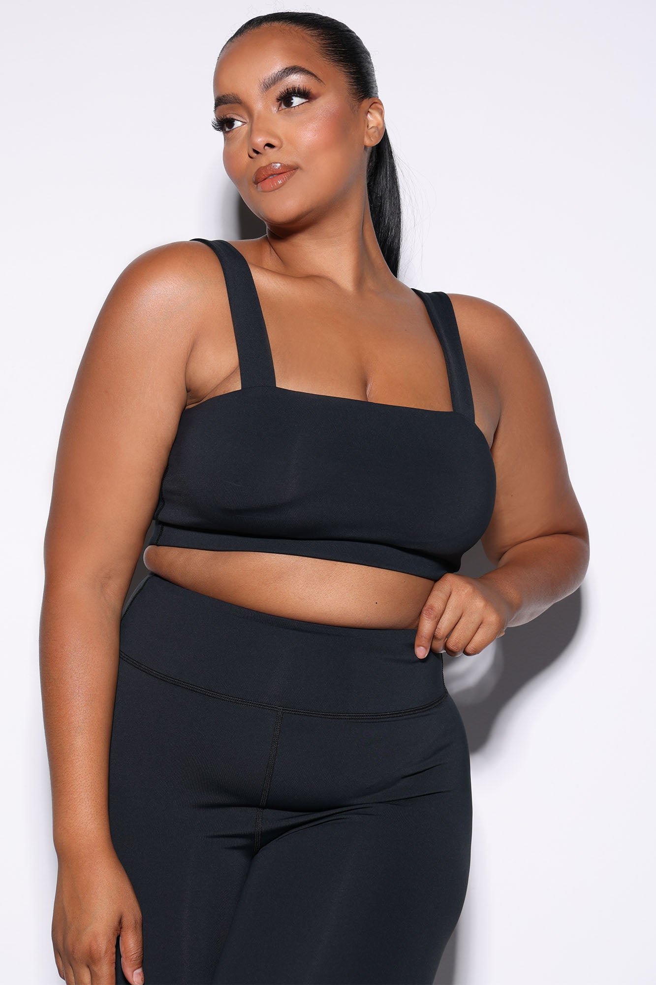 Morph Gibbous Bra Top - Black