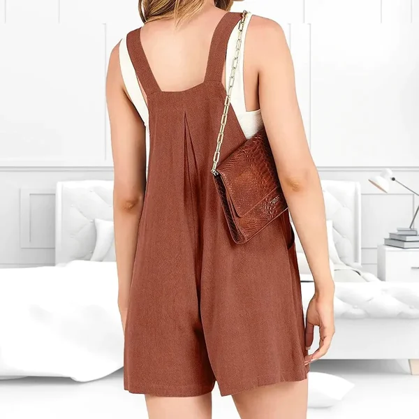 🔥2023 Summer Hot Sale--Casual Adjustable Strap Loose Bib Rompers(🔥BUY 2 FREE SHIPPING)