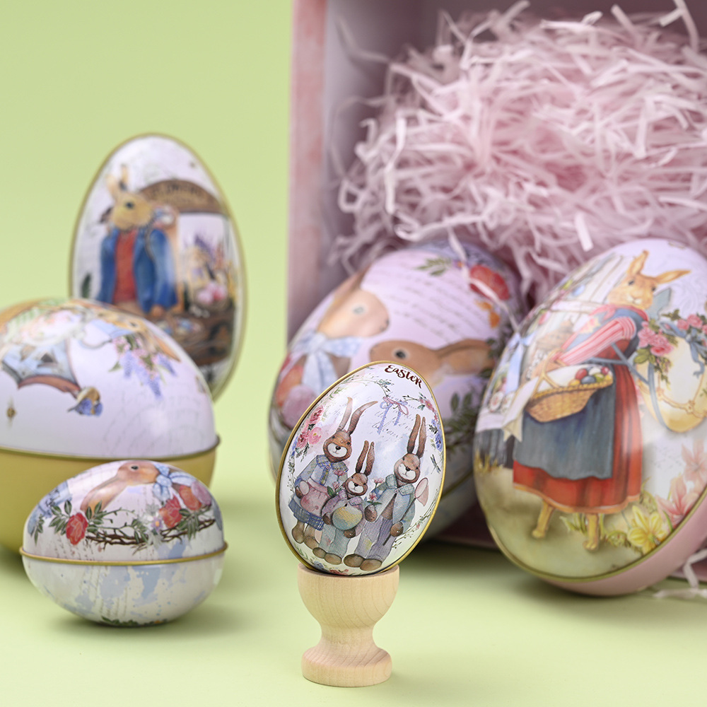 🔥Hot Sale🥚Vintage Style Tin Easter Eggs