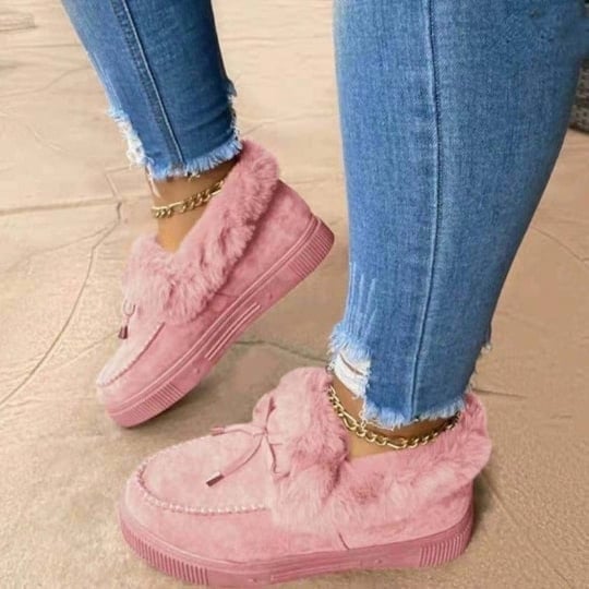 Last Day Promotion 69% OFF - 🔥Women's boots round head thick sole Orthopedic Arch-Support thick warm cotton shoes(Buy 2 Free Shipping)