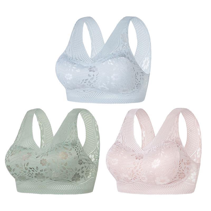 (Mother's Day Flash Sale-50% OFF)Sexy Beautiful Back Breathable Thin Bra(3PCS/1 PACK)-BUY 2 PACKS FREE SHIPPING