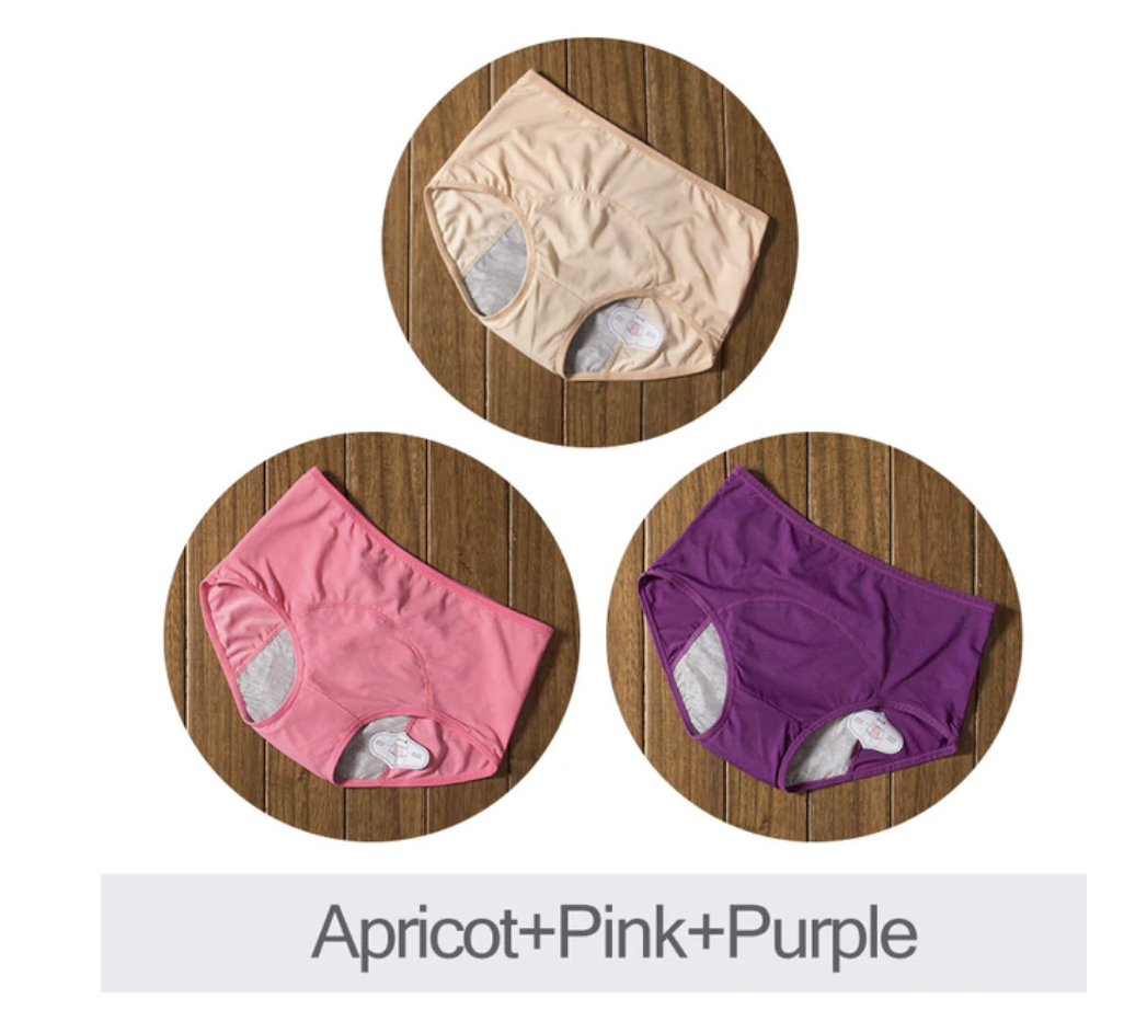 (🔥Summer Hot Sale-50% OFF)3Pcs/Set Menstrual Period Leak Proof Panties-Buy 2 Set Free Shipping