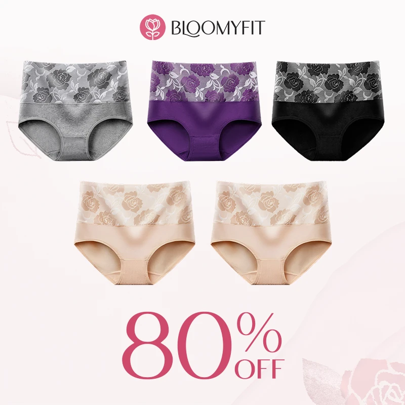 BloomyFit - High Waist Antibacterial Panties