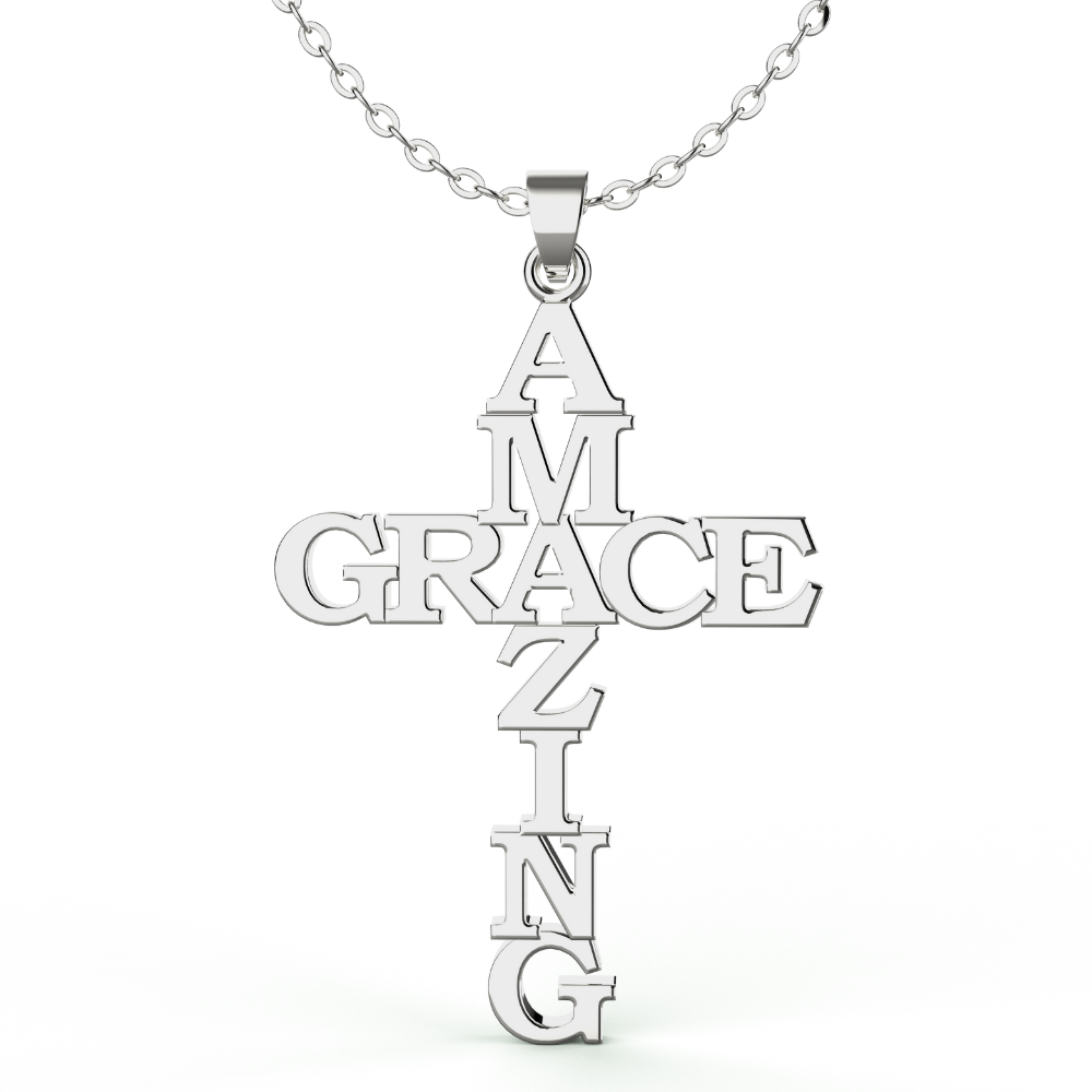 50% OFF🔥Amazing Grace Cross Necklace🔥BUY MORE SAVE MORE