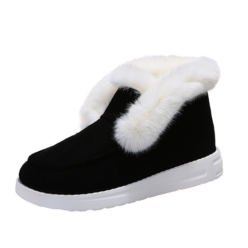 Christmas Sale❄ Ladies Winter Warm Plush Fur Ankle Boots 60% off Flash Sale