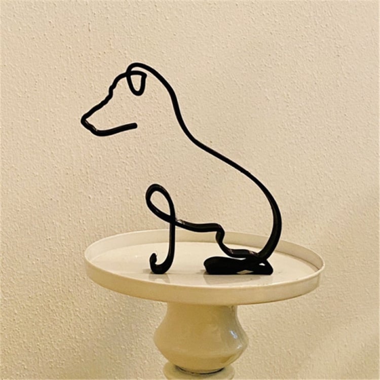 🎁Perfect Gift🎁 -- Modern Minimalist Art Dog Decorations for The Home