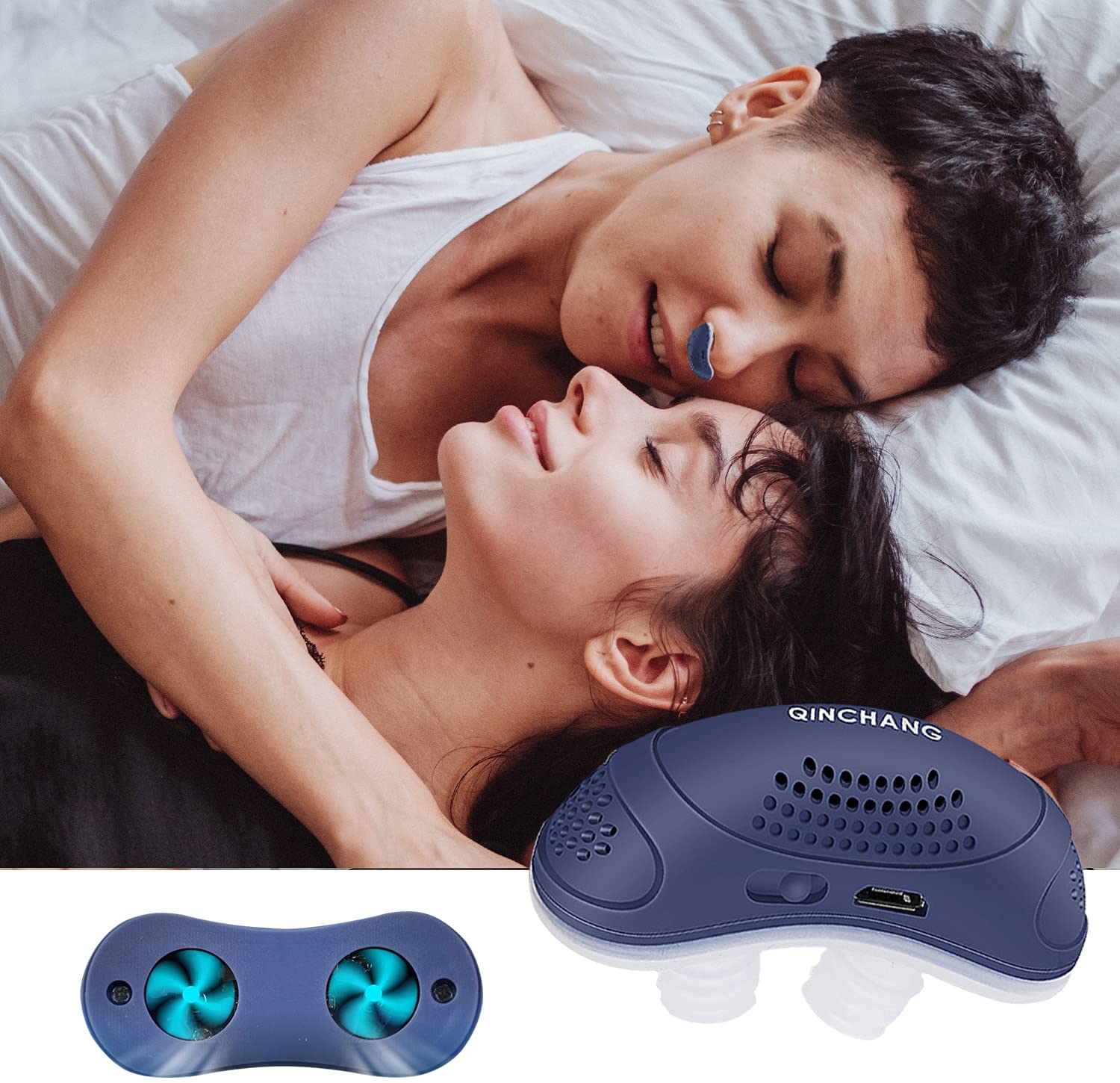 Airing: The first hoseless, maskless, micro-CPAP Anti Snoring
