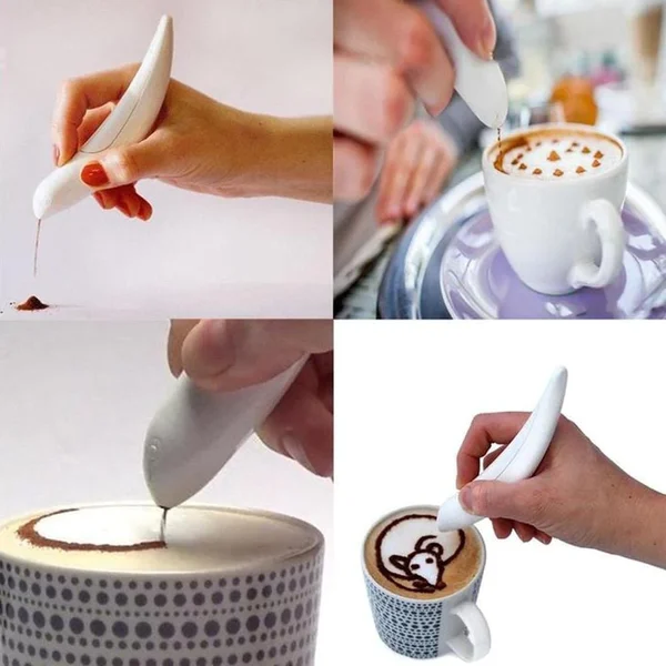 (🔥Last Day Promotion-SAVE 50% OFF) DIY Coffee,Cake Carving Electric Pens -BUY 3 SAVE $9 & FREE SHIPPING
