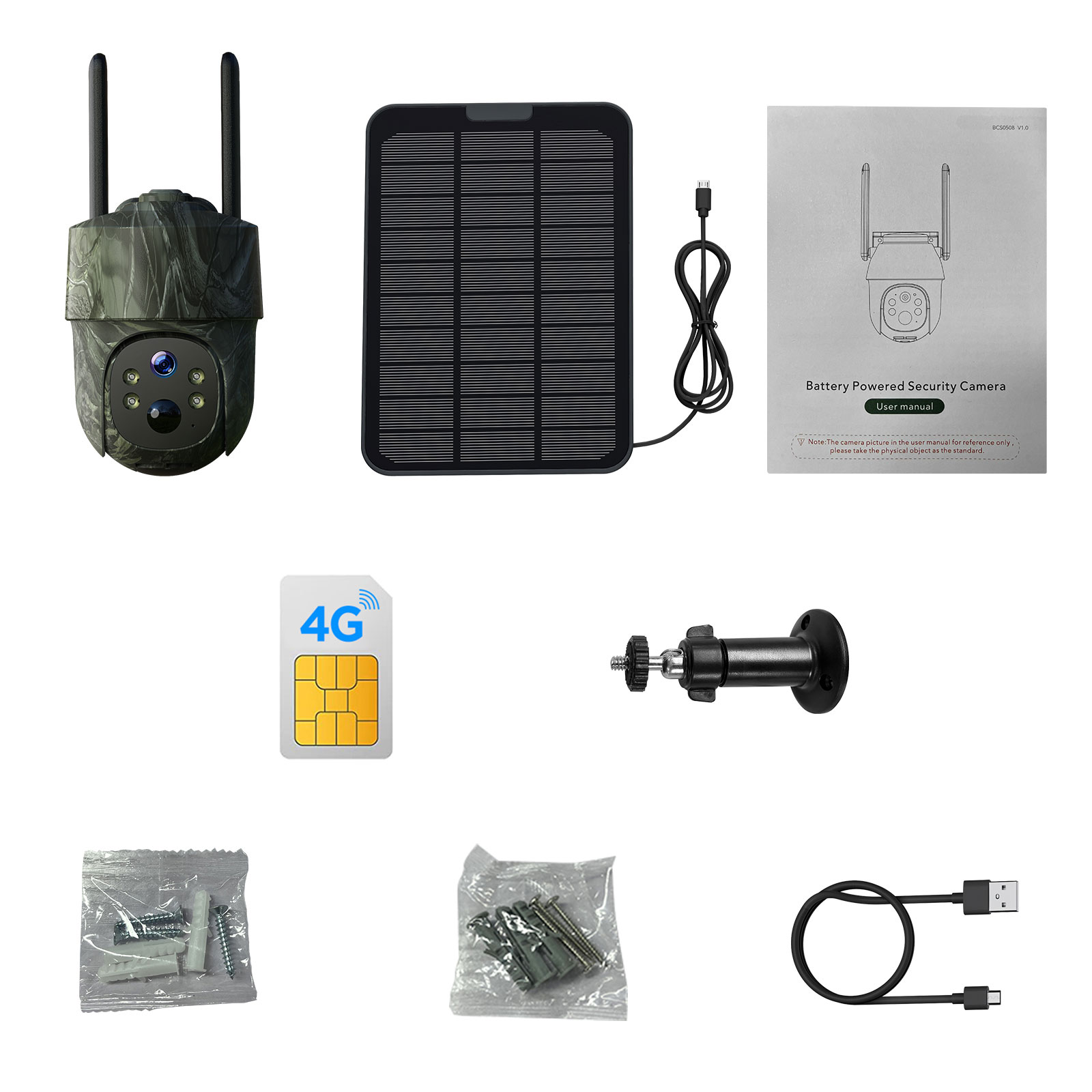 Campark 4G LTE Cellular Trail Camera Solar with SIM Card Wireless Outdoor