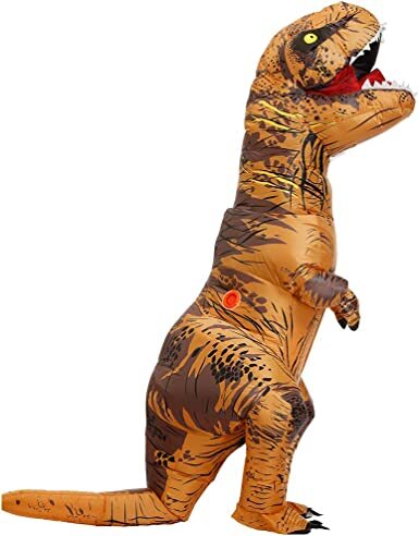 Inflatable Dinosaur Costume，Cosplay Outfit Adult Halloween Dress UP