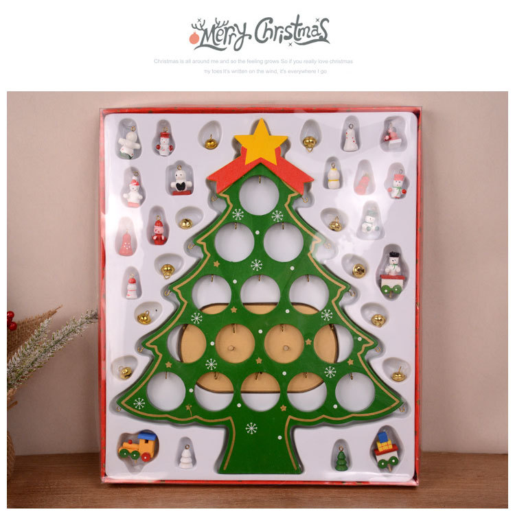 🎄Early Christmas Sale 50% OFF - 【Tiktok Hot Sale】DIY Wooden Mini Christmas Tree Set-BUY 2 FREE SHIPPING