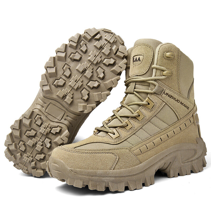 Men's Outdoor Waterproof Side Zipper Tactical Boots - Oasismint
