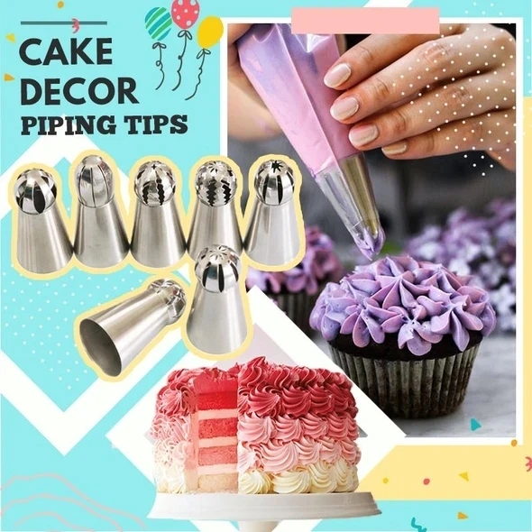 【🎁​CHRISTMAS PROMOTIONS 🔥-50% OFF】Cake Decor Piping Nozzle Set