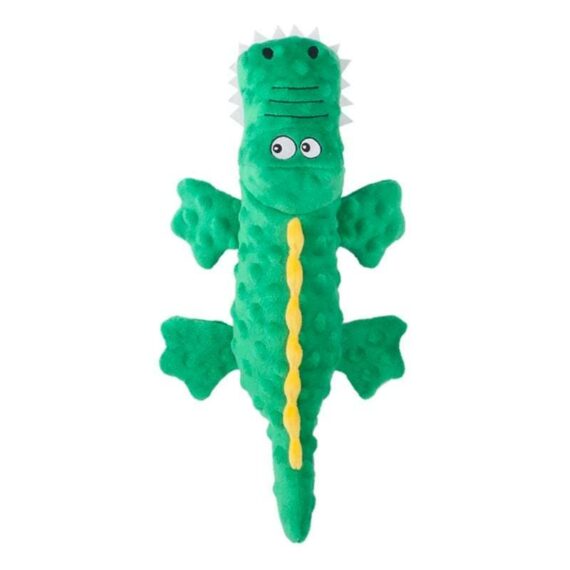 ROBUSTGATOR – INDESTRUCTIBLE SQUEAKY PLUSH TOY FOR AGGRESSIVE CHEWERS
