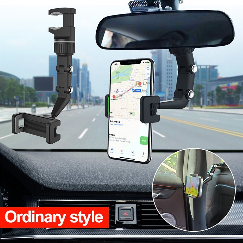 Rotatable and Retractable Car Phone Holder
