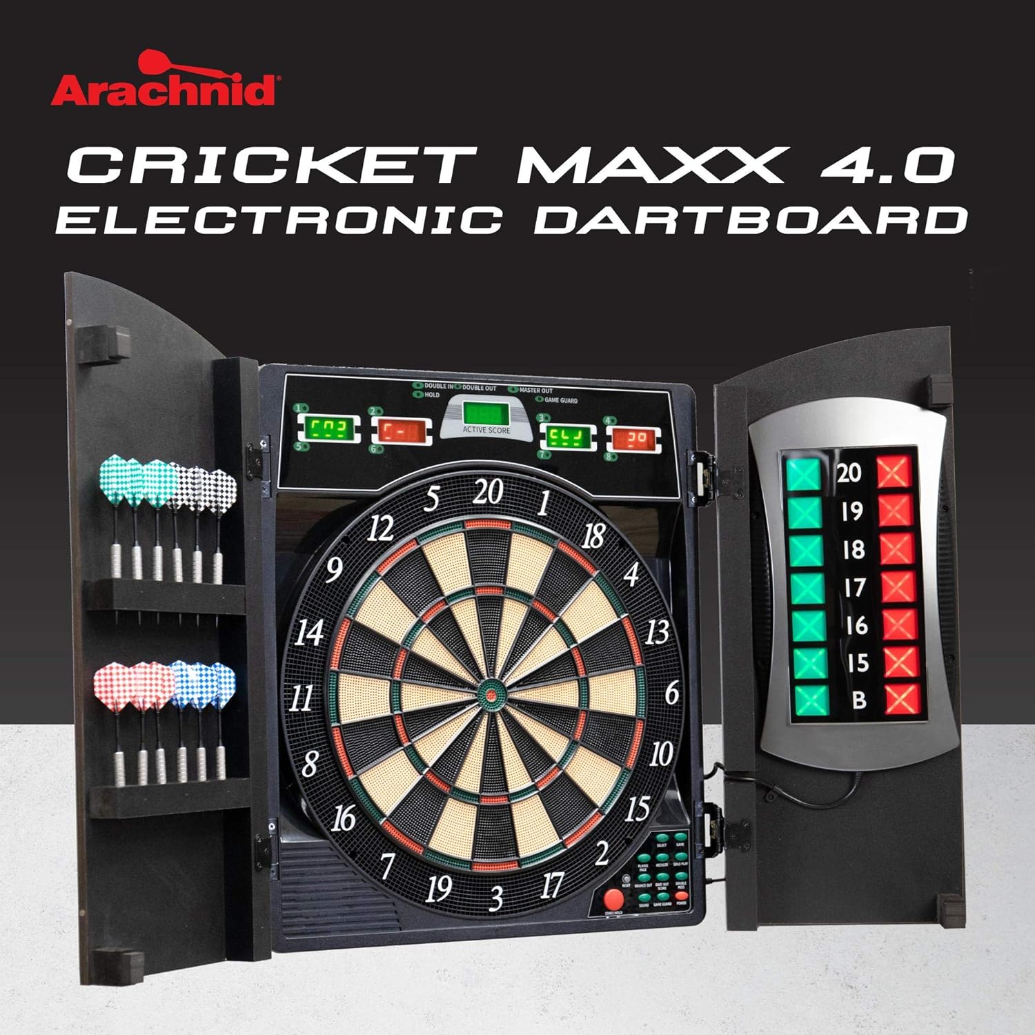 Arachnid Cricket Maxx Electronic Dartboard Set