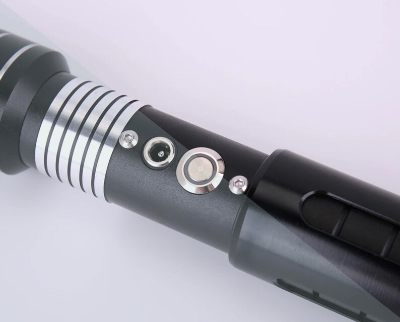 Lightsaber G, Lightsaber hilt with blade,  with USB charging cable, Saberforge, RGB 12 color, aluminium hilt, Removable PC blade 6 set sound.