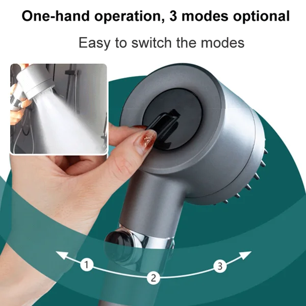 German massage multifunctional one-button adjustment shower head（🔥🔥lowest price ever🔥🔥）