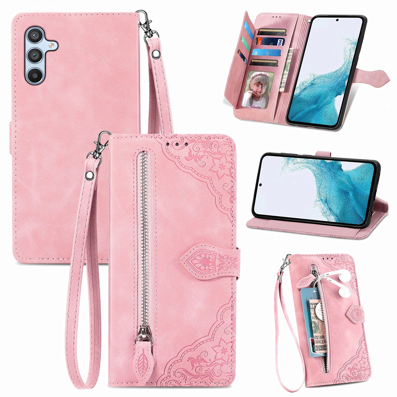Versatile Elegance Wallet Flip Case for Samsung Galaxy