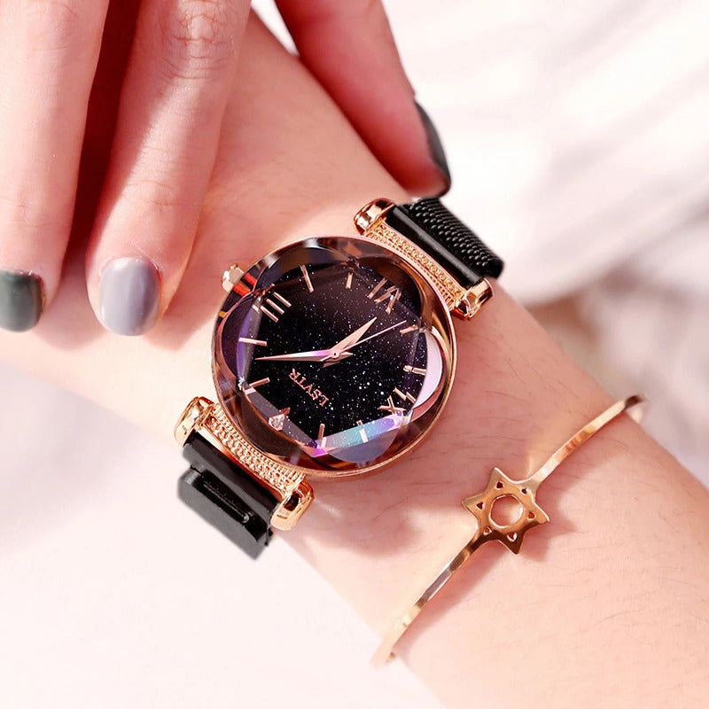 【🔥Only $9.99】Galaxy Stars Magnet Lock  Lady Watch