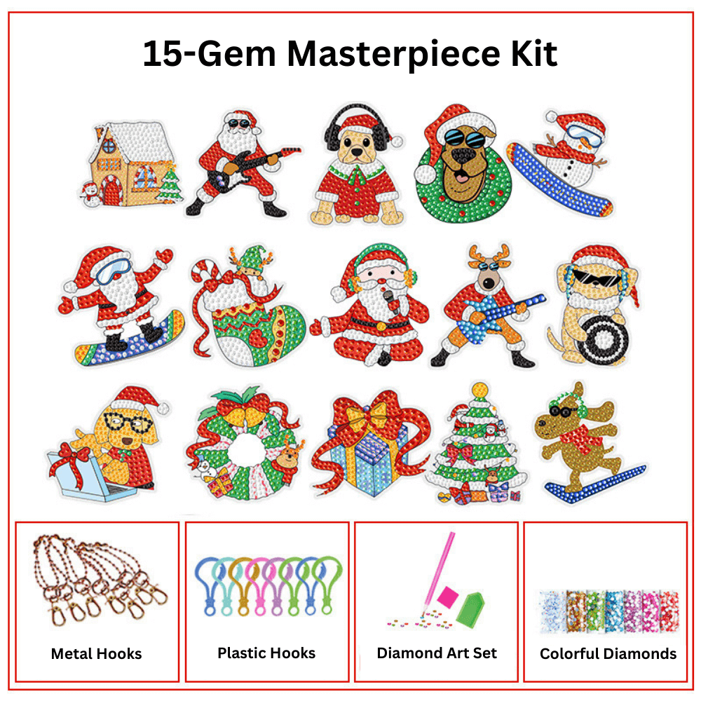 SparkleKidz - Diamond Art Kit for Sparkling Ornaments