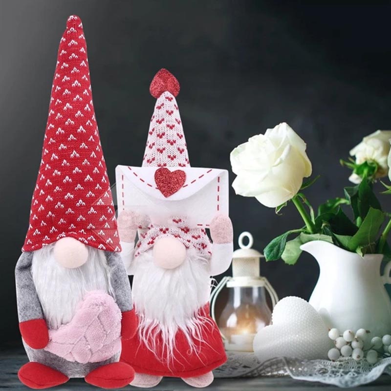 Handcrafted Plush Gnome Dolls Family For Holiday Confession Gift