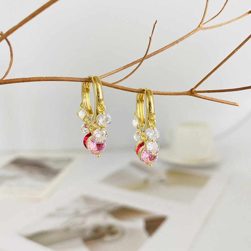 Shiny Ambilight Zircon Drops Hoops