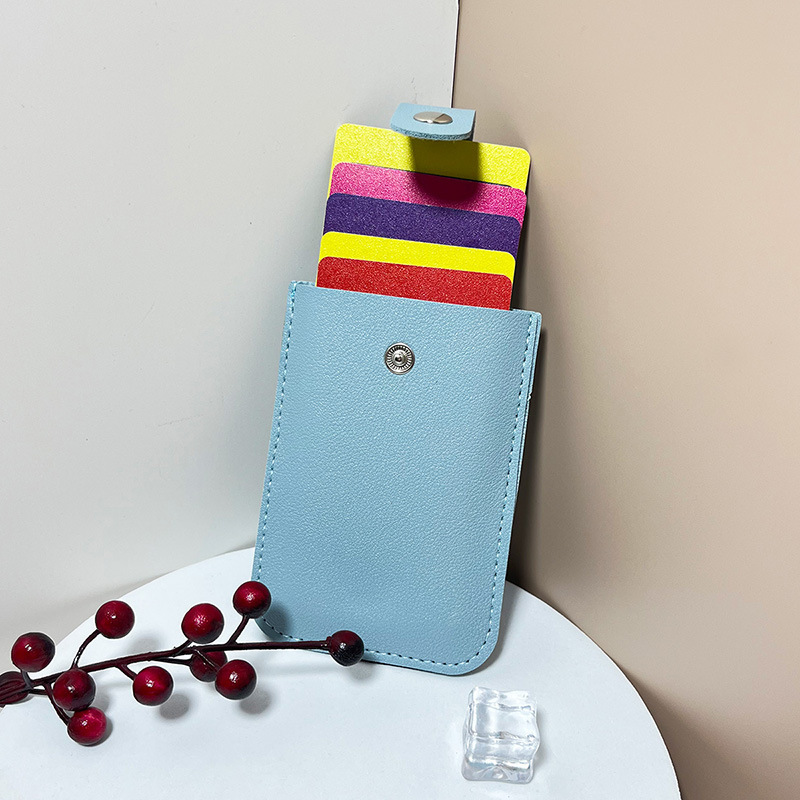Minimalist Credit Card Holder Wallet with Pull Tabs